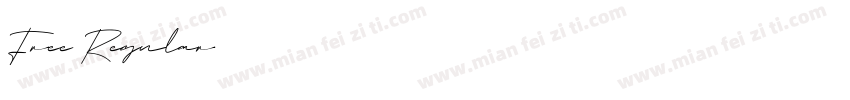 Free Regular字体转换